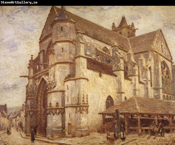 Alfred Sisley The Church at Moret-Icy Weather